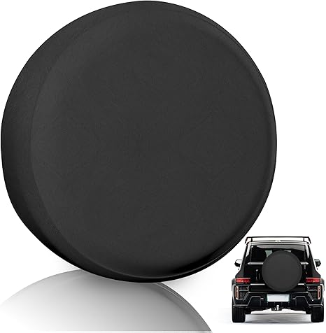 K-Musculo Spare Tire Cover, Faux Leather RV Spare Tire Cover, Waterproof Anti-UV Tire Cover RV Accessories for RV/Truck/Trailer/SUV.